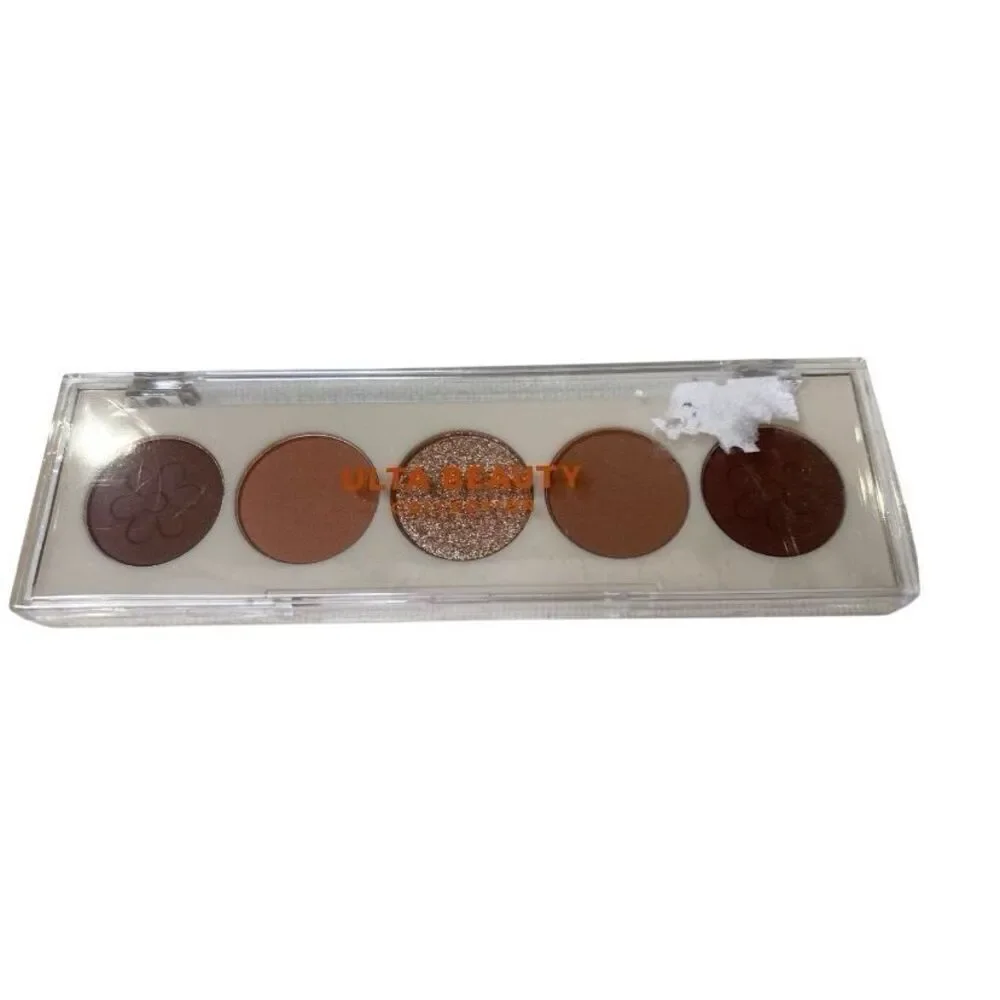 Ulta Beauty 5 Pan Eye Shadow Palette Neutral Brown Shimmer Travel Size Beauty